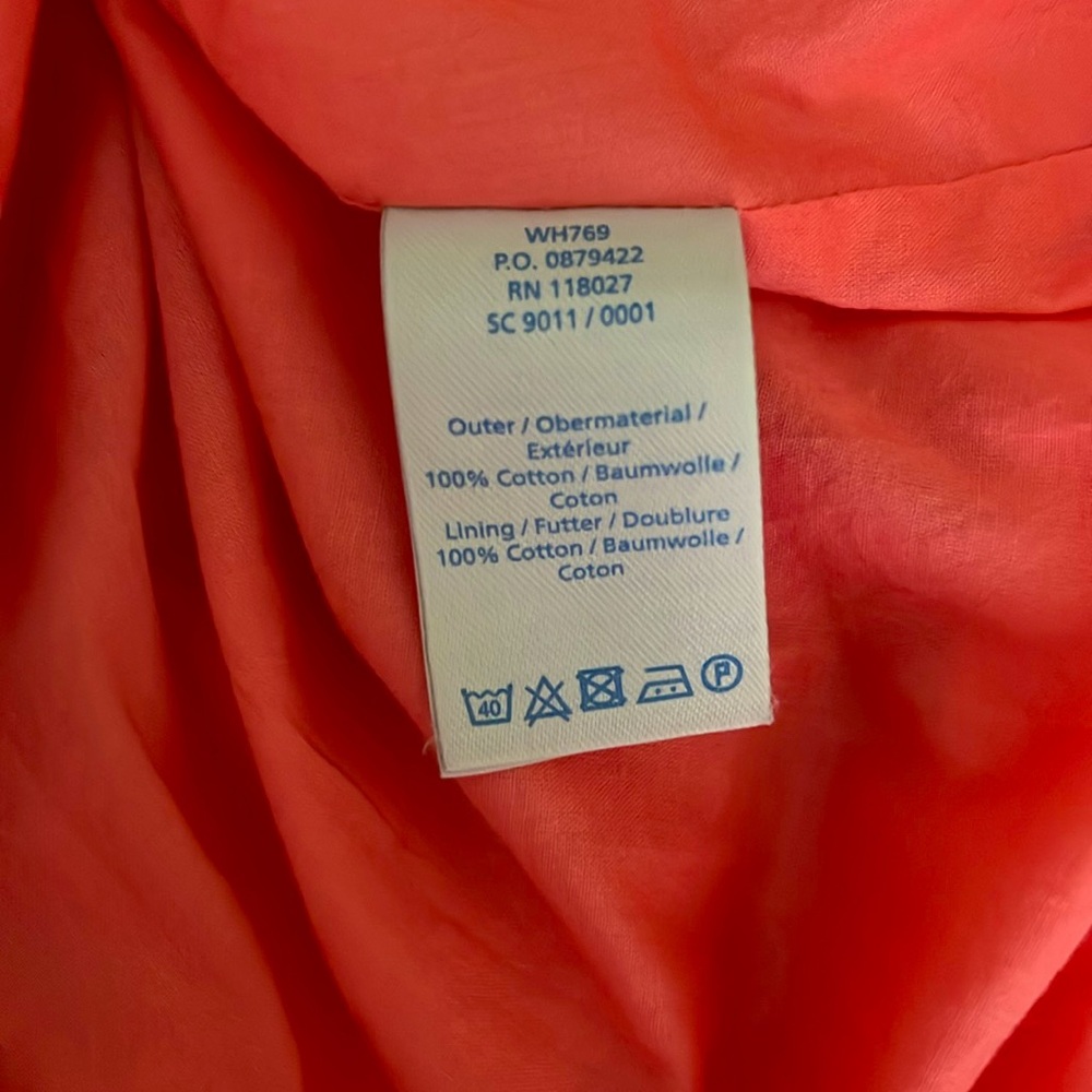Boden Beatrice Pink White summer dress size 10 Tall - Picture 7 of 8